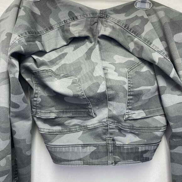 DEMOCRACY Ab Technology Camouflage Mid-Rise Skinny Pants Women Sz 6 Gray Stretch - Picture 11 of 16